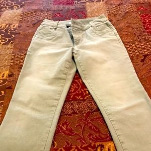 Like new! Chico’s denim light green capris. Size 1